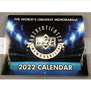 Upper Deck Official Memorabilia 2022 Sport Calendar Lebron Tiger Jordan Gretzky